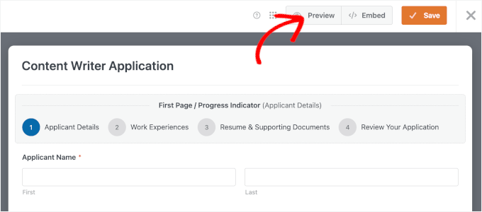 Click to preview form Click to preview form