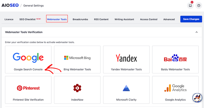 How to connect AIOSEO to the Google Search Console How to connect AIOSEO to the Google Search Console