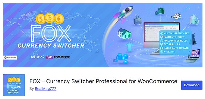 FOX – Currency Switcher Professional for WooCommerce FOX – Currency Switcher Professional for WooCommerce