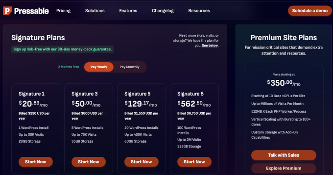 Pressable pricing Pressable pricing
