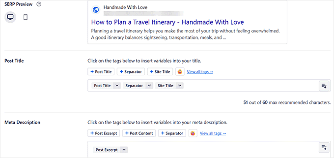 Add meta description in the post editor with AIOSEO Add meta description in the post editor with AIOSEO