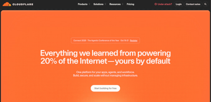 Cloudflare website