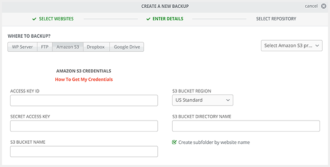 Creați backup-uri ale site-ului în cloud cu InfiniteWP Creați backup-uri ale site-ului în cloud cu InfiniteWP