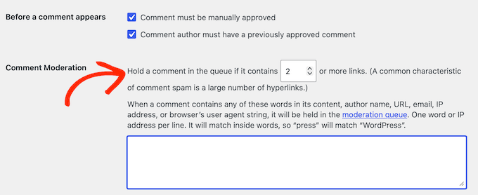 Adding comments to an approval queue in WordPress 