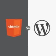 WordPress vs HTML static