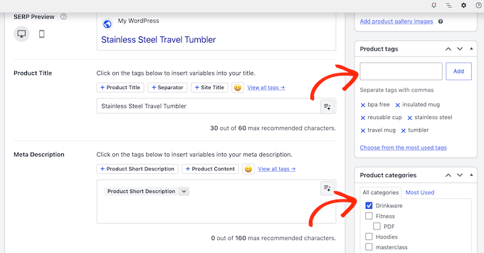 Adding tags and categories to your WooCommerce products Adding tags and categories to your WooCommerce products