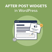 Hur man lägger till anpassade widgetar efter inlägg i WordPress