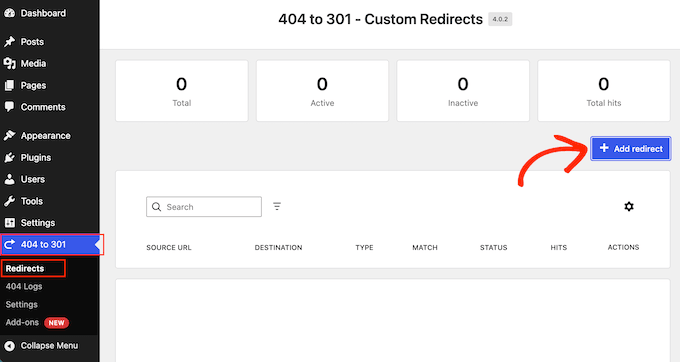 How to set up a full site redirect in WordPress