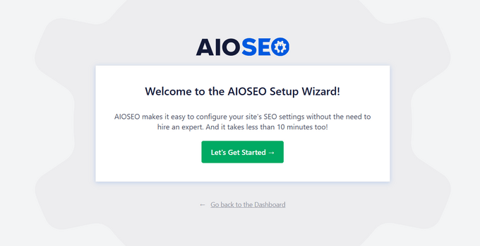 AIOSEO Setup Wizard AIOSEO Setup Wizard