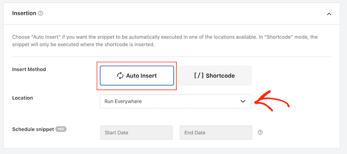 Inserindo automaticamente snippets de código usando WPCode Inserindo automaticamente snippets de código usando WPCode