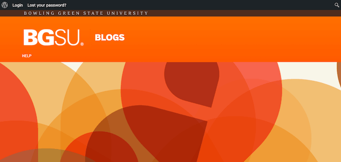 The Bowling Green State University Blogs digital portal