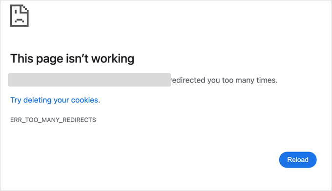 Google Chrome afișează eroarea prea multe redirecționări Google Chrome afișează eroarea prea multe redirecționări