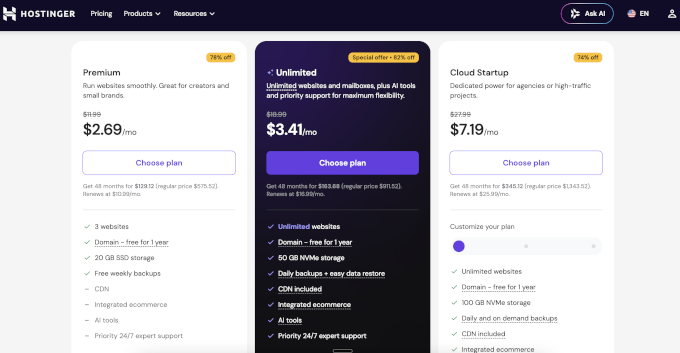 Hotinger pricing plans Hotinger pricing plans