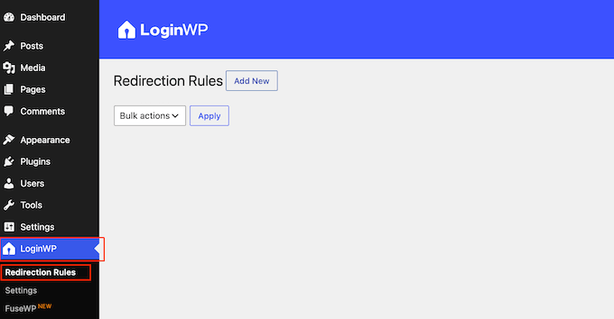 Como configurar uma regra de redirecionamento de login usando um plugin gratuito do WordPress Como configurar uma regra de redirecionamento de login usando um plugin gratuito do WordPress