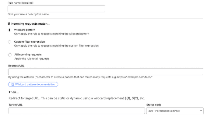 How to set up a redirect rule using Cloudflare
