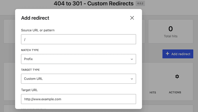 How to set up a full site redirect using a free WordPress plugin