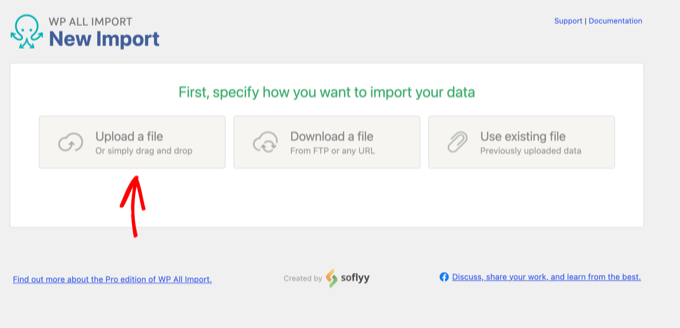 WP All Import Datei hochladen WP All Import Datei hochladen