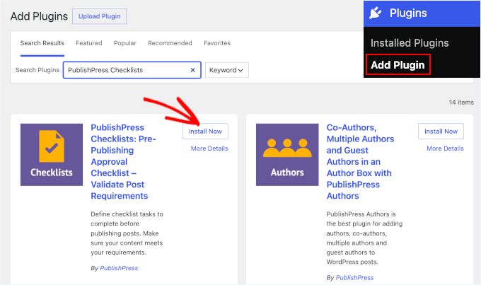 PublishPress Checklistプラグインのインストール PublishPress Checklistプラグインのインストール