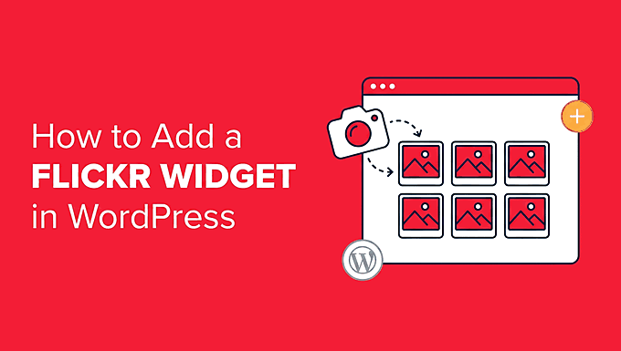 Aggiungi un widget Flickr in WordPress
