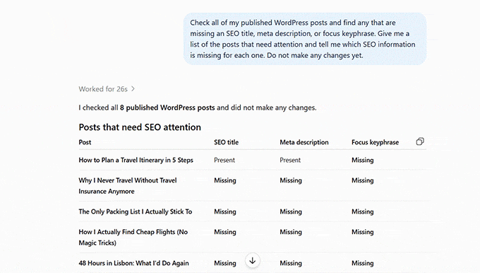 Add missing SEO info with AIOSEO and WPVibe Add missing SEO info with AIOSEO and WPVibe