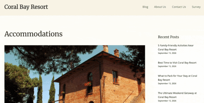 Auto-generated accommodation listing page