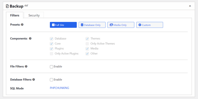 How to create a backup using Duplicator How to create a backup using Duplicator