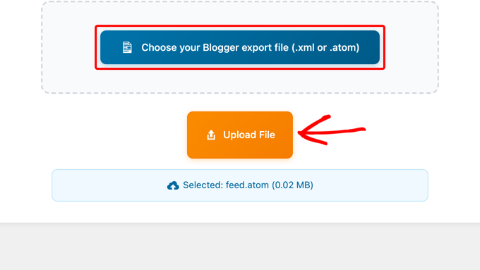 Atom-Feed-Datei hochladen Atom-Feed-Datei hochladen