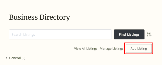 Adding listings to your WordPress website Adding listings to your WordPress website