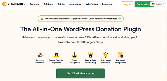 Charitable website Charitable website