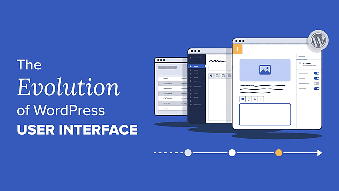 Evoluția interfeței utilizator WordPress Evoluția interfeței utilizator WordPress