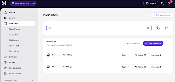 Mai multe site-uri web sub un singur cont de găzduire