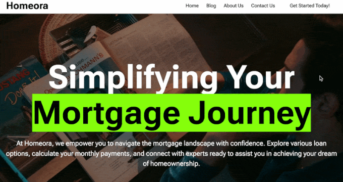 Example of a lead-capturing mortgage calculator built with WPForms Example of a lead-capturing mortgage calculator built with WPForms