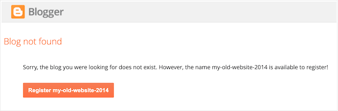 An example of losing a free website An example of losing a free website
