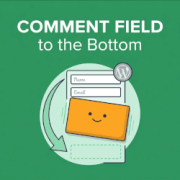 Come spostare il campo di testo dei commenti in fondo in WordPress