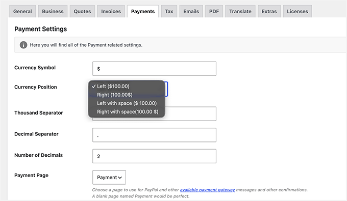 Płatności Sliced Invoices
