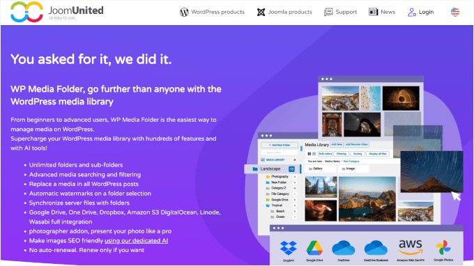 WP Media Folder's website WP Media Folder's website