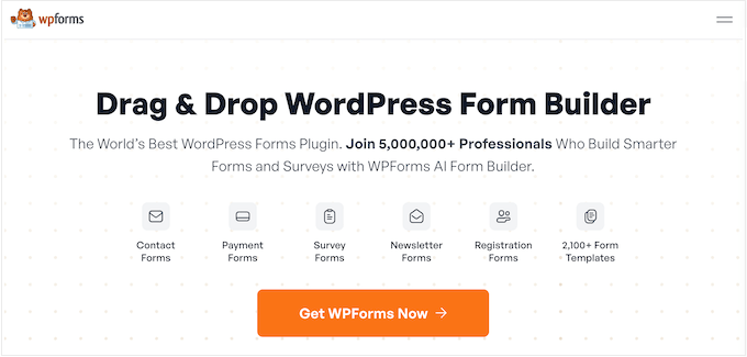WPForms – El mejor para dar algo a cambio a los patrocinadores WPForms – El mejor para dar algo a cambio a los patrocinadores